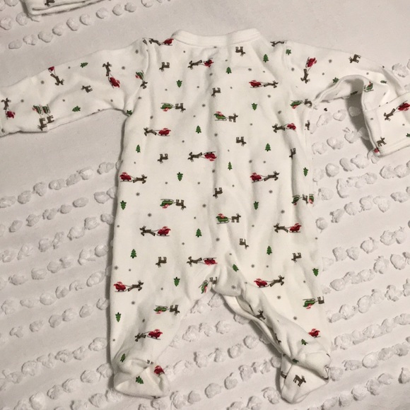 Bundle 4piece Set My First Christmas Santa nb newborn - Picture 8 of 8